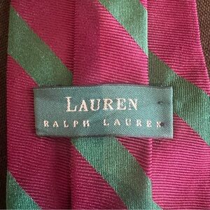 Vintage Lauren Ralph Lauren Striped Repp Tie